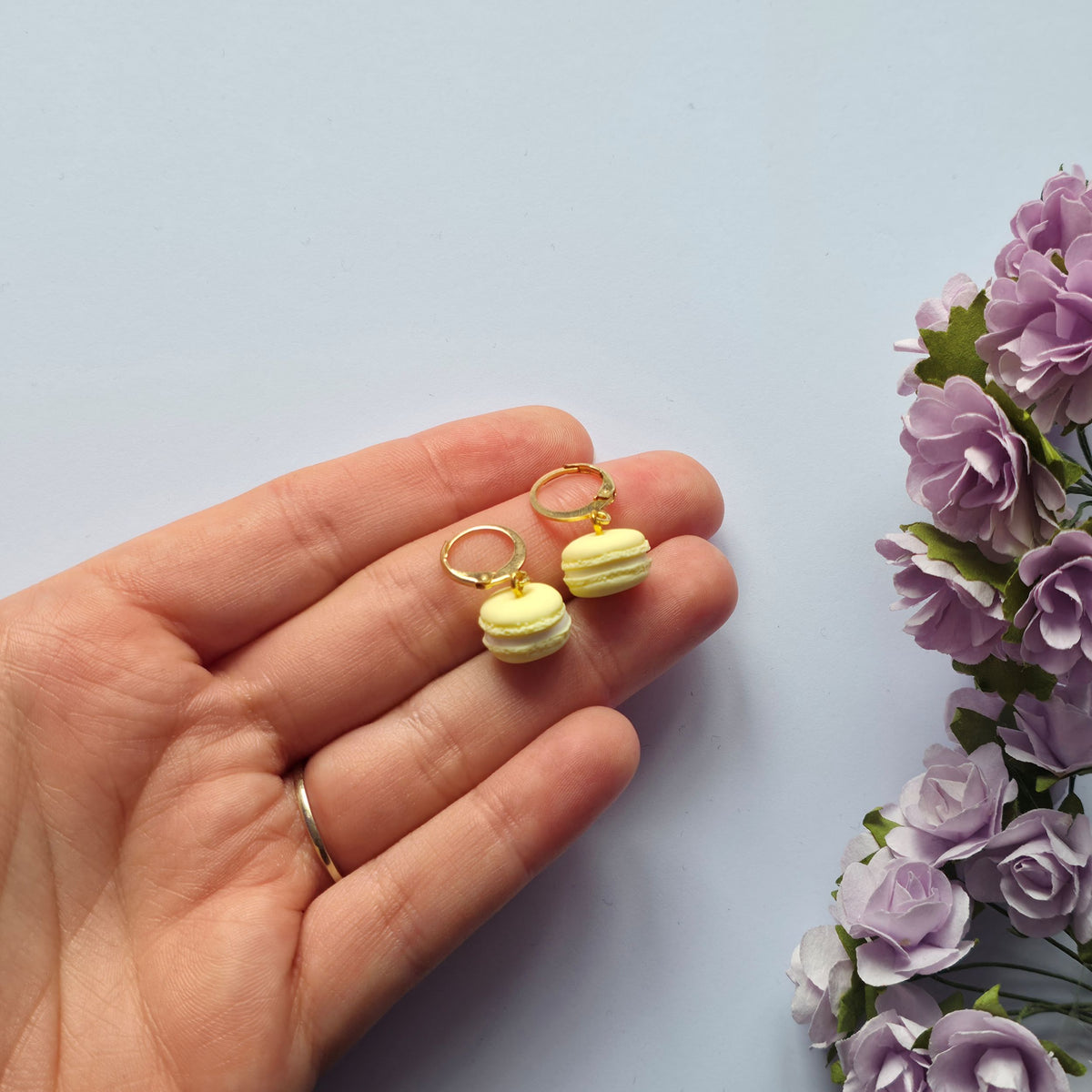 Mini Macarons - Yellow